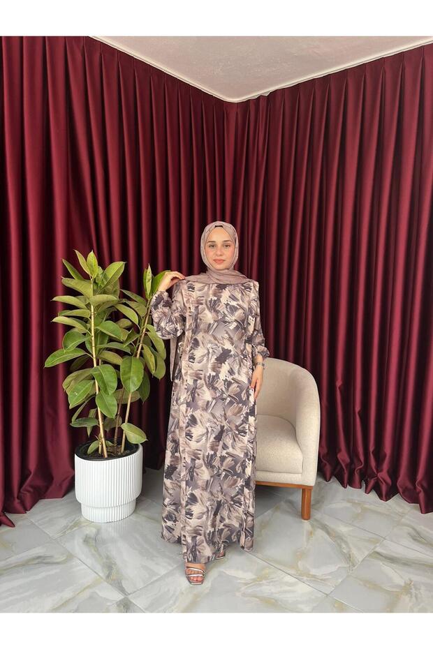 MG KREP KUMAŞ ELBİSE - 4