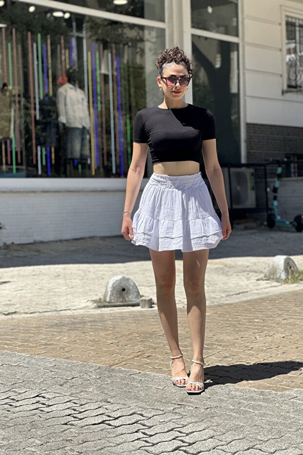 Women's Muslin Fabric Gipeli Skirt