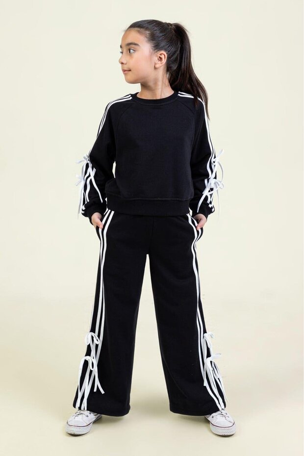 Girl's Bow Tracksuit Set 25Kdmb9866