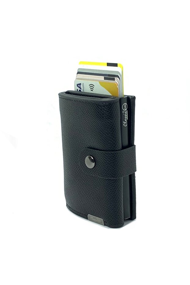 RFID Blocking Faux Leather Wallet for Men and Women
