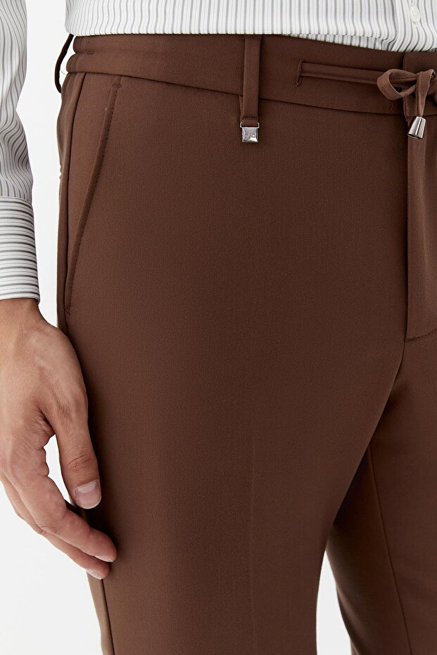 Jogger Erkek Pantolon Kahve - 4
