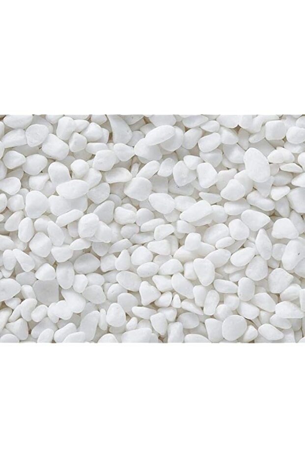 Small Decorative Pebbles Stones, 3kg, white, approx 1 cm