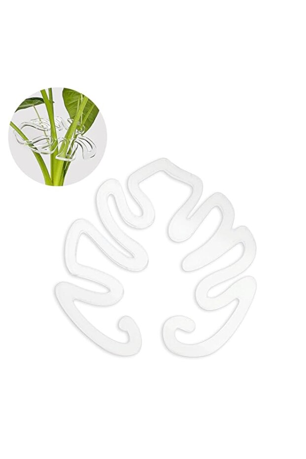 Monstera Plant Support Ring – Durable Grapple Stakes for Vertical Growth, Leaf-Shaped Design, Adjustable for Small and Medium Plants, Ideal for Supporting Vines and Promoting Healthy Growth