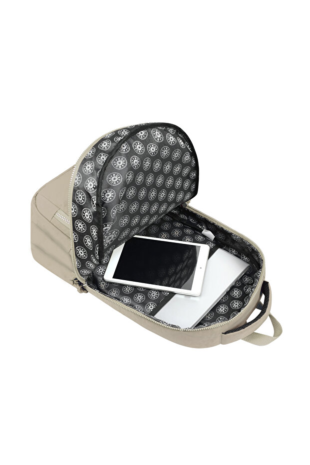 Crinkle Fabric Lightweight Backpack - Suitable for School/Daily Use, Waterproof, Multi-Compartment