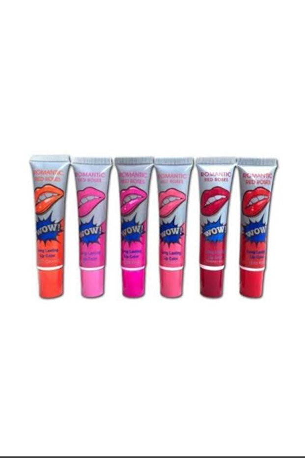 Set of 6 Peelable Lipsticks