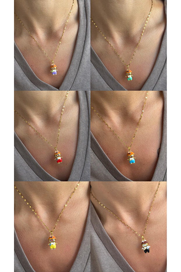 Steel Labubu Necklace