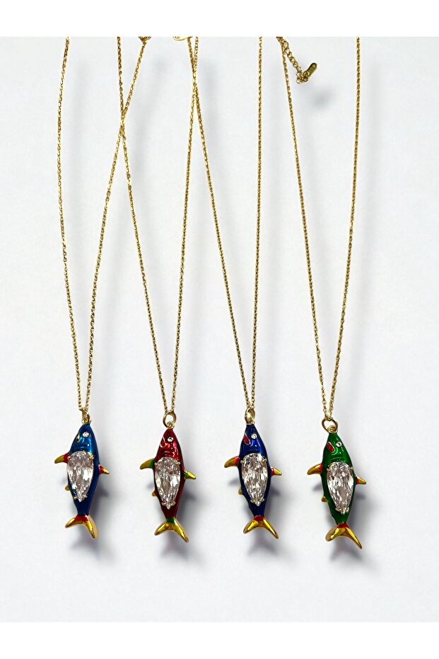 Steel Fish Necklaces