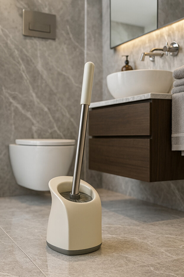 Modern Tasarım Dekoratif Seramik Tuvalet Wc Fırçası - 3