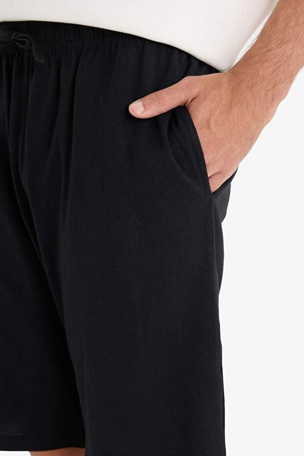 Regular Fit Cepli Şort Pijama Altı Z6848AZ24SM - 5