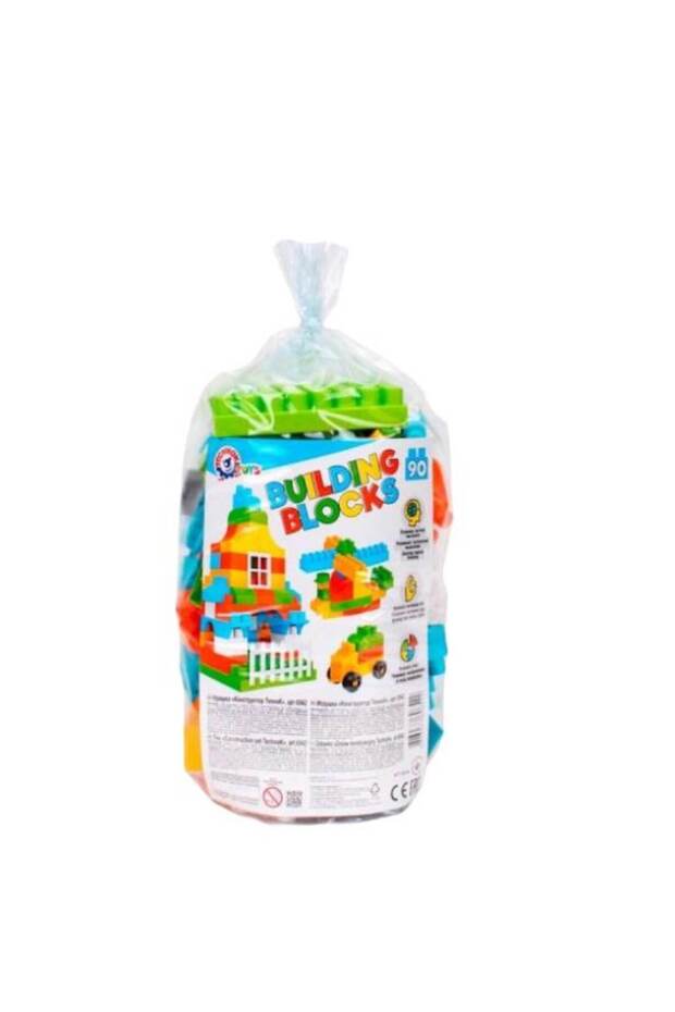 Building Block Set, TechnoK, Plastic, Multicolored, 90 pcs - 2