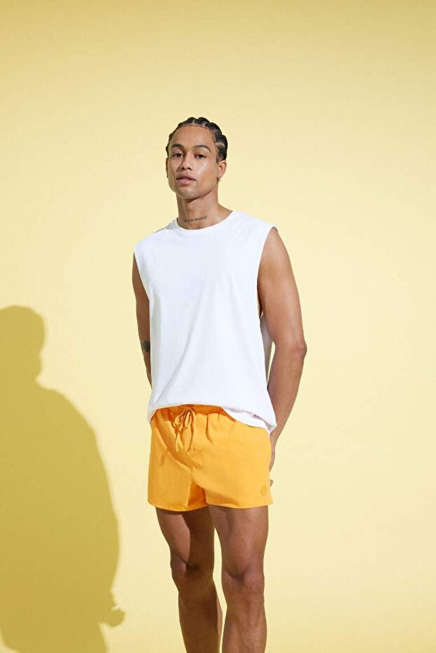 DeFactoFit Boxy Fit Bisiklet Yaka Sporcu Atlet A1821AX23SM - 1