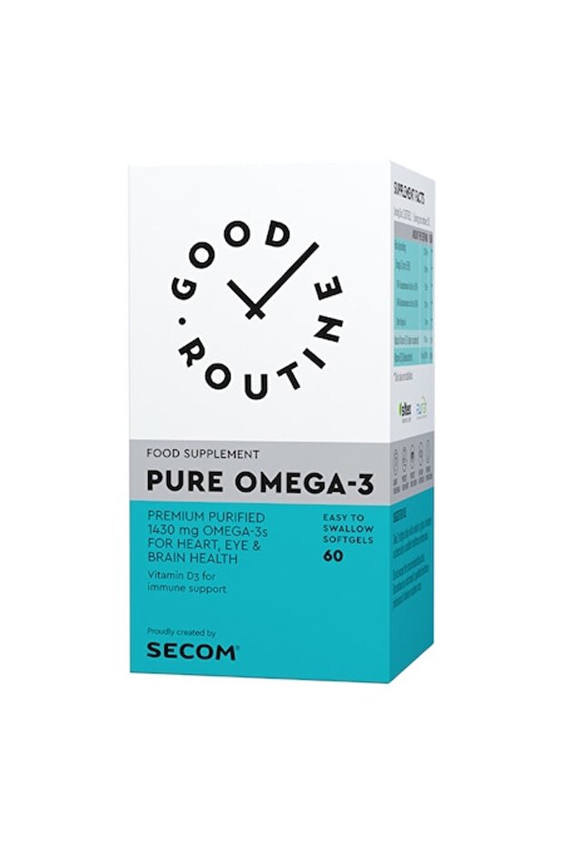 Pure Omega 3 x 60 capsule Good Routine by Secom - 1
