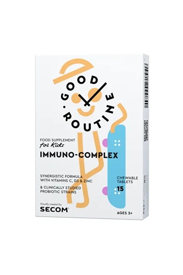 Immuno-Complex Kids Good Routine, 15 comprimate masticabile, - 1