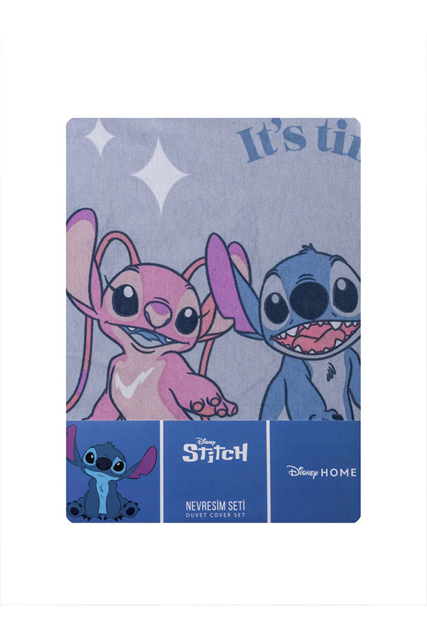 LCW HOME Mavi Lilo ve Stitch Baskılı Çocuk Nevresim Seti - 8