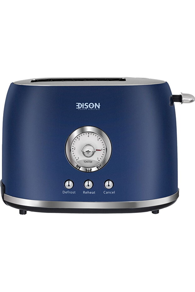 TA1729D-GS Toaster, 800 Watts, 7 Temperature Settings, 2 Slices, Temperature Indicator - Navy - 1