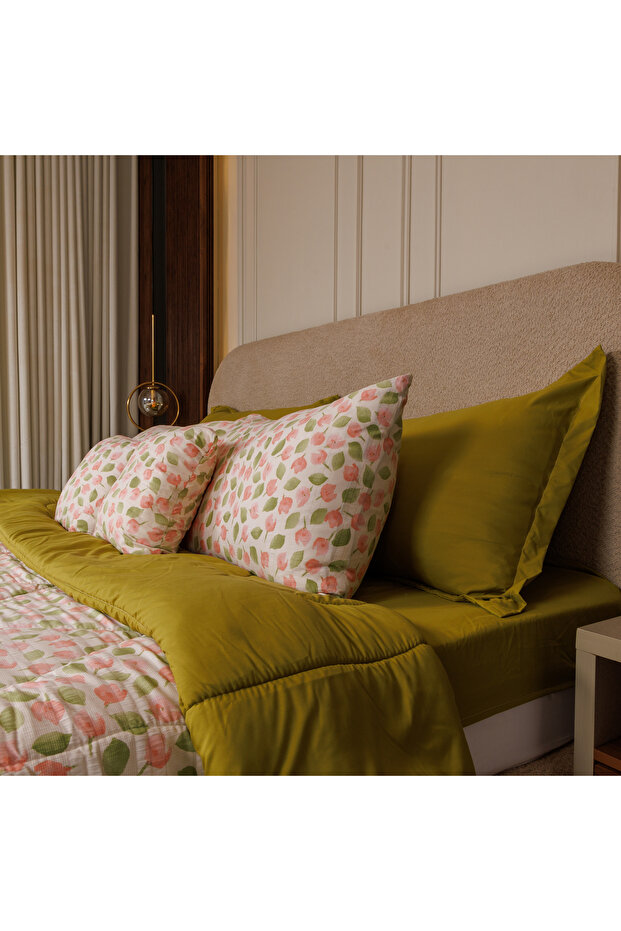 10-piece microfiber comforter - 2