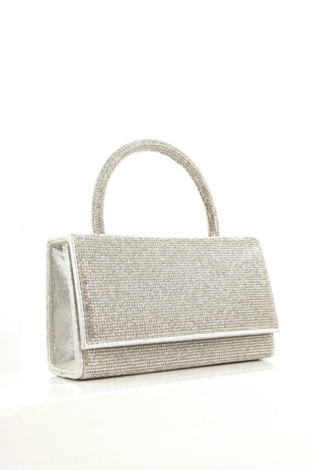 Stone Rectangular Evening Bag - 3