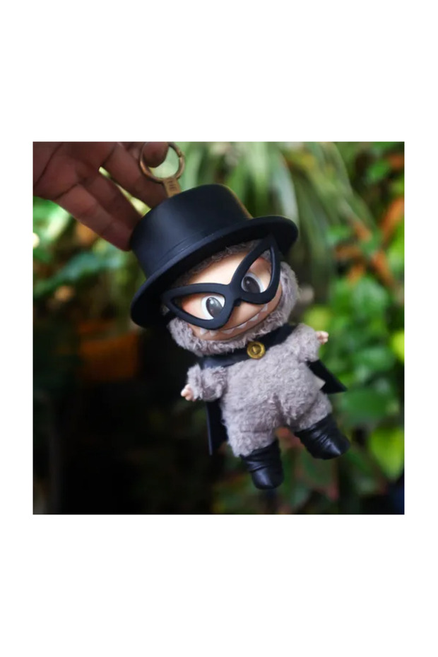 4 Parça Ayakkabı Şapka Pelerin Gözlük Aksesuar Seti Labubu (Oyuncak Bebek dahil değildir.) - 2