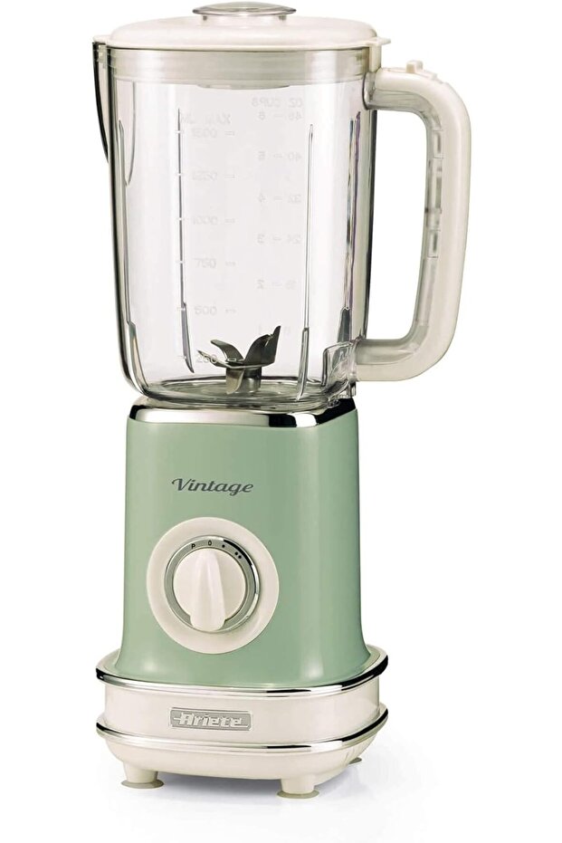 Vintage Blender 1.5L, 500W, 2 Speed Setting with Pulse & Ice Crusher Function