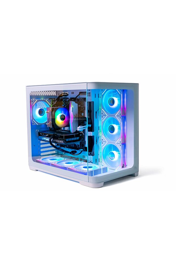 كمبيوتر ألعاب Core i5-14400F /RTX 5060 / ذاكرة وصول عشوائي DDR4 سعة 16 جيجابايت / محرك أقراص M.2 سعة 1 تيرابايت / بطاقة رسومات RTX 5060 / Windows 11 Pro