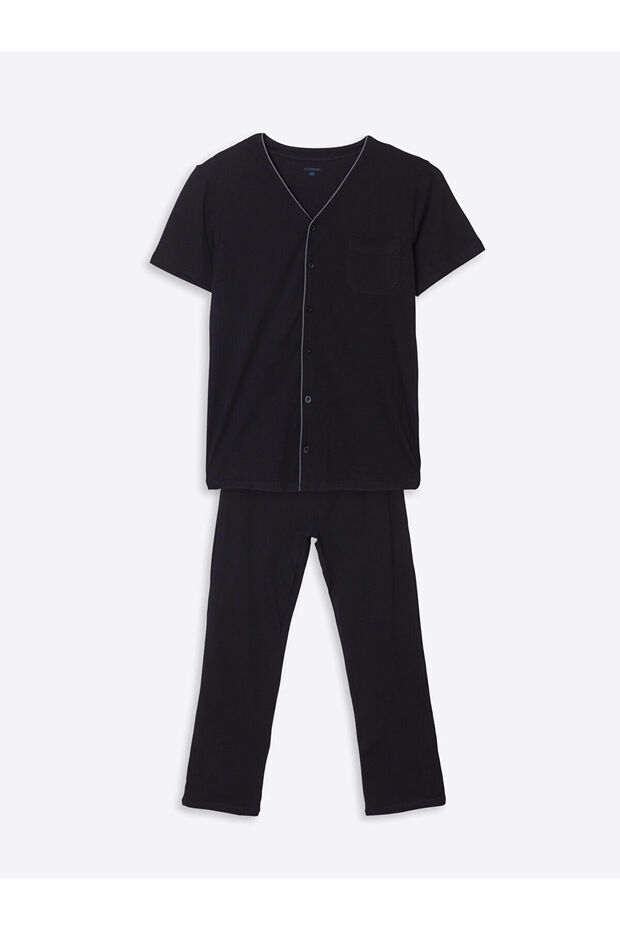 Standart Kalıp Erkek Pijama Takımı - 5