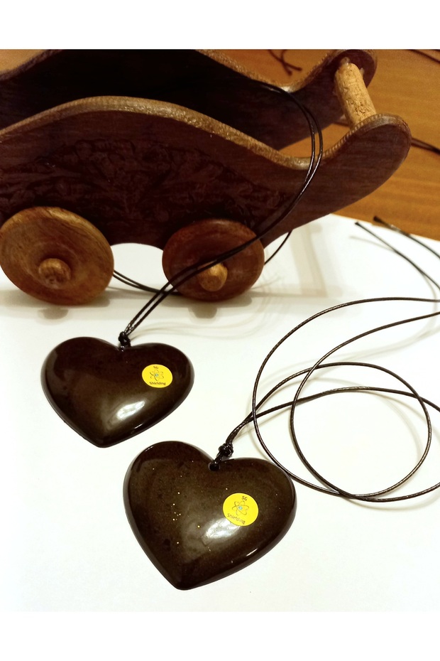Radiation Absorbent 2 Pieces Wonderful Heart Necklace Buy 1 Get 1 Free