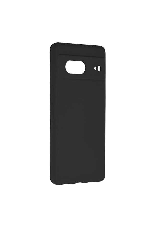 Protective Case Compatible with Google Pixel 7, Silicone Material, Black - 3