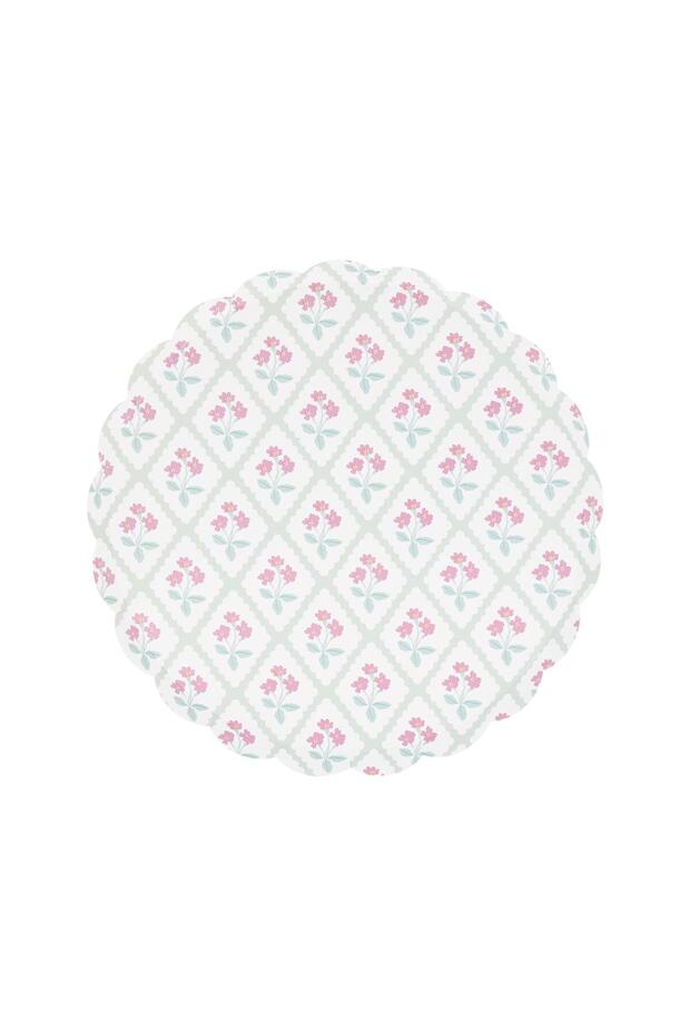 - Bloomsbury Çiçek Desenli Tabaklar - M - 8 Adet - 6