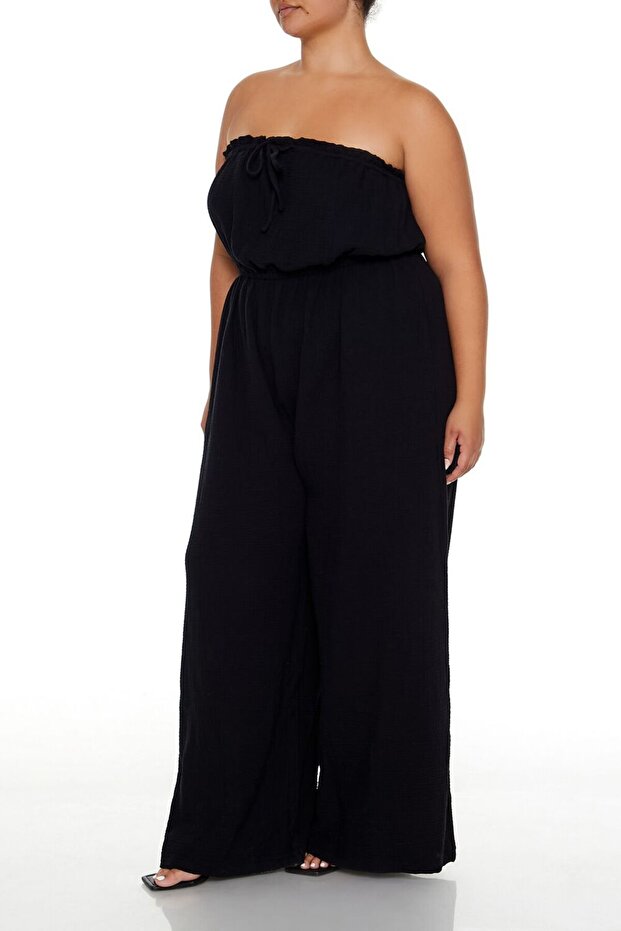 Plus Size Wide-Leg Tulum - 3