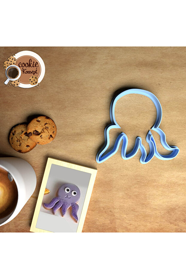 Baby Shower Mold Set Octopus – Cookie, Dough and Clay Compatible