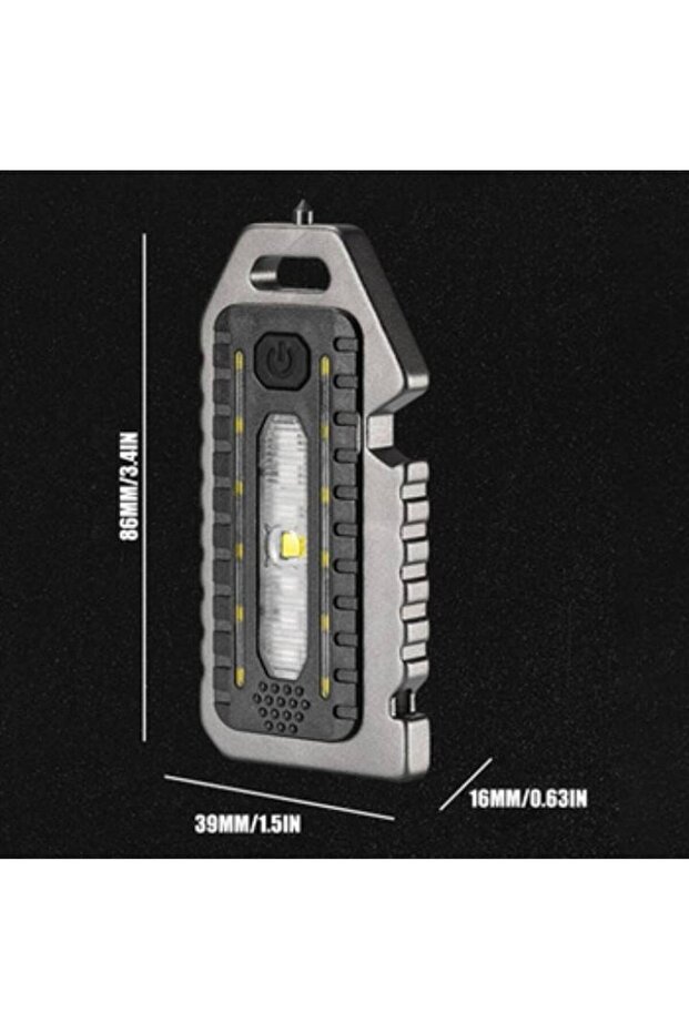 LED Flashlight with Safety Colors