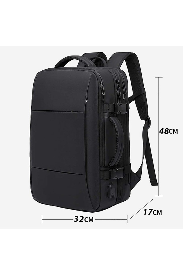 Backpack, Dollcini, Black - 6
