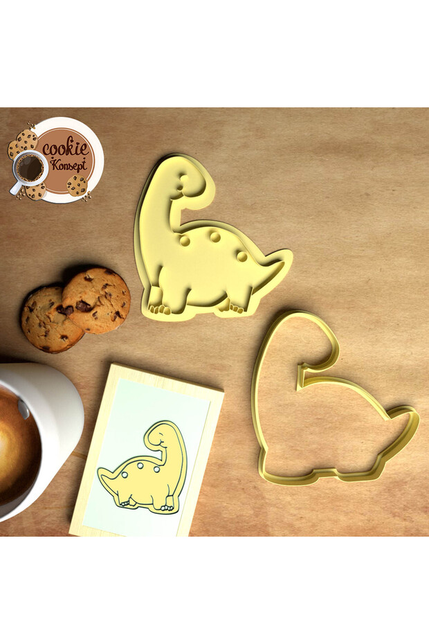 Baby Shower Mold Set Dinosaur # 14 – Cookie, Dough and Clay Compatible