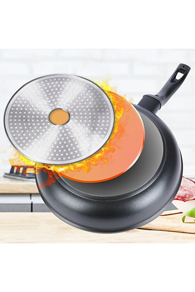 Large granite pan 24 cm - 6