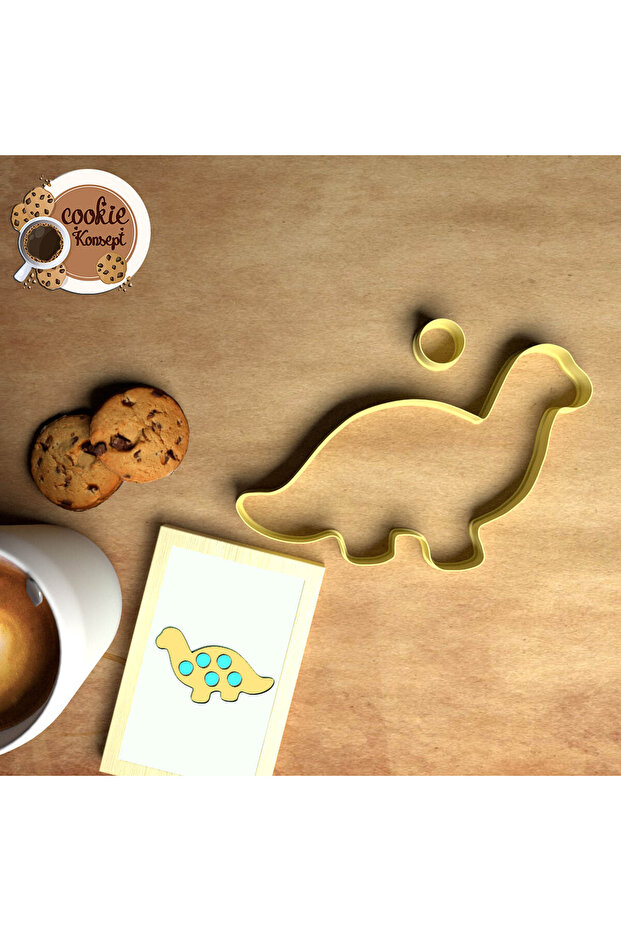 Baby Shower Mold Set Dinosaur # 2 – Cookie, Dough and Clay Compatible