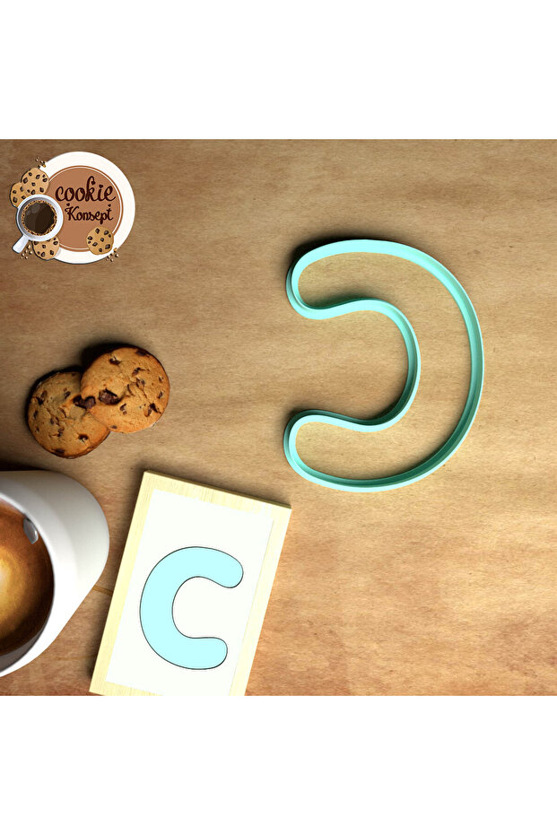 Baby Shower Mold Set Letter C – Cookie, Dough and Clay Compatible