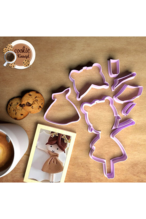 Baby Shower Mold Set Princess # 2 – Cookie, Dough and Clay Compatible