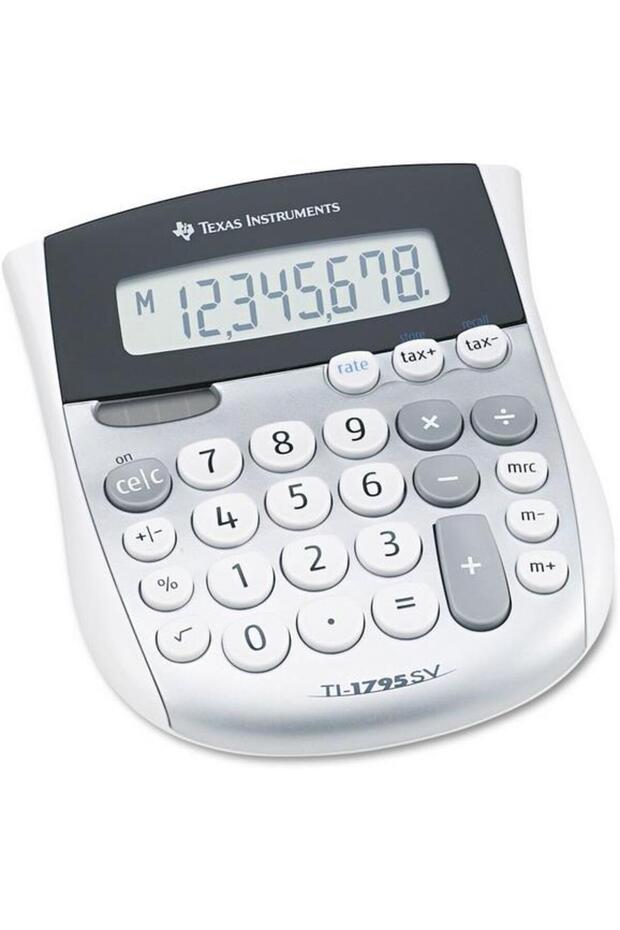 Calculator de birou Texas Instruments BASIC TI-1795 SV, 8-digit - 1