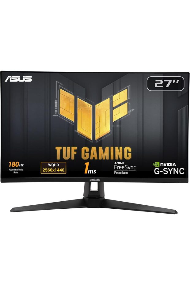 TUF GAMING VG27AQ3A 27 HDR GAMING 2K FAST IPS FREESYNC VE G-SYNC UYUMLU 2560x1440 1MS 180HZ DP HDMI - 1
