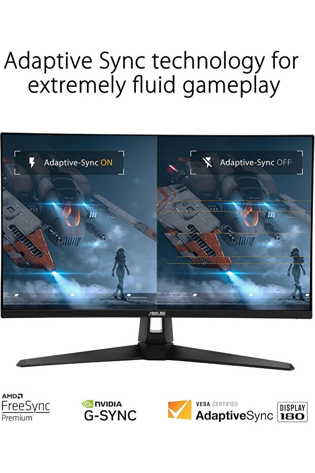 TUF GAMING VG27AQ3A 27 HDR GAMING 2K FAST IPS FREESYNC VE G-SYNC UYUMLU 2560x1440 1MS 180HZ DP HDMI - 4