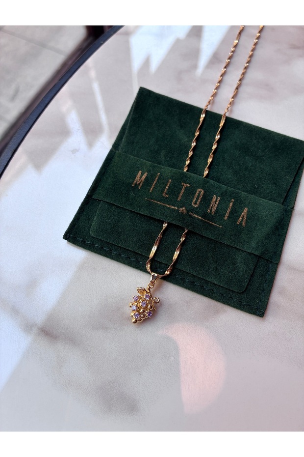 Üzüm Çelik Kolye - 1