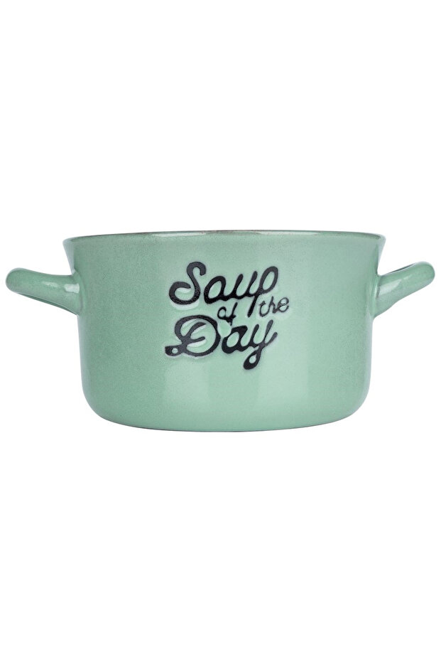 Bol ceramic verde 600 ml - 3