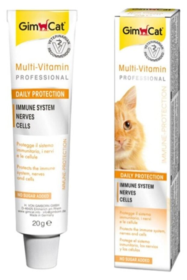 Multi Vitamin Paste 12 Vitaminli Kedi Macunu 20 gr ( 2 Adet ) - 1