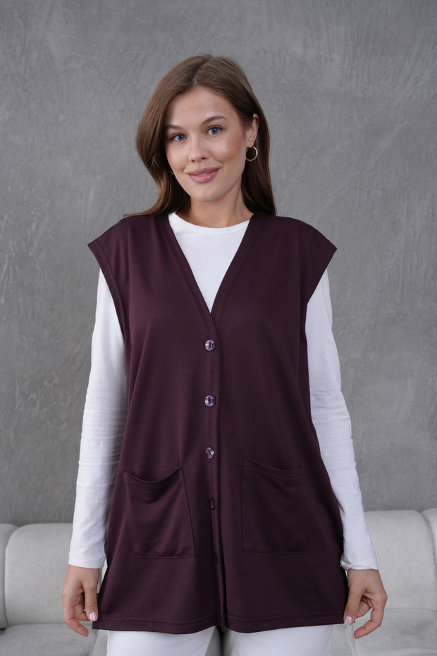 Women's Mother Thin Combed Cotton Seasonal Vest