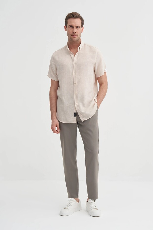 Slim Fit Short Sleeve Shirt