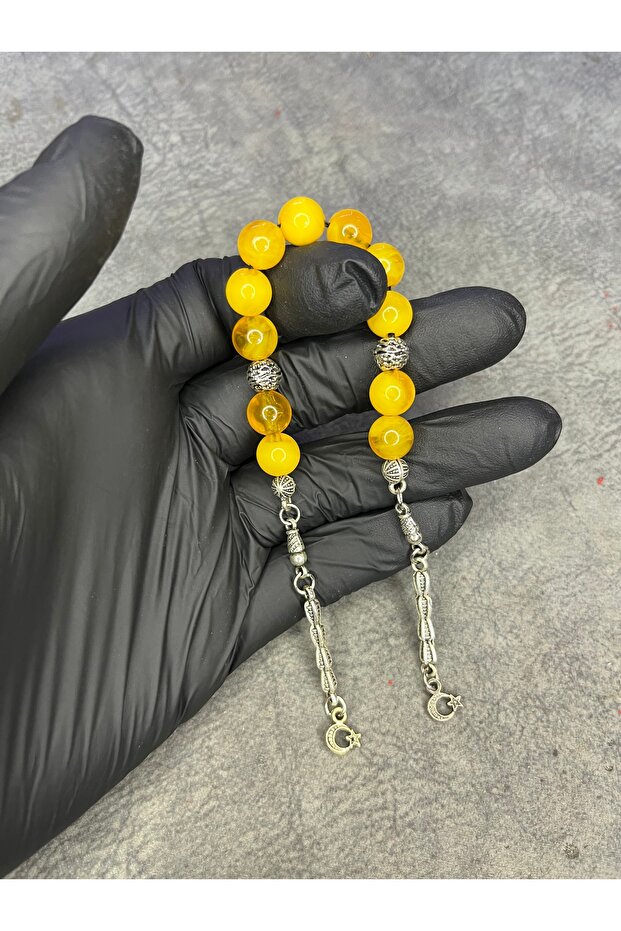 Zaza Shake High End Powder Amber Prayer Beads