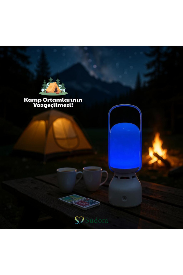 Çok Renkli Bluetooth Müzikçalar & Gece Lambası - 4