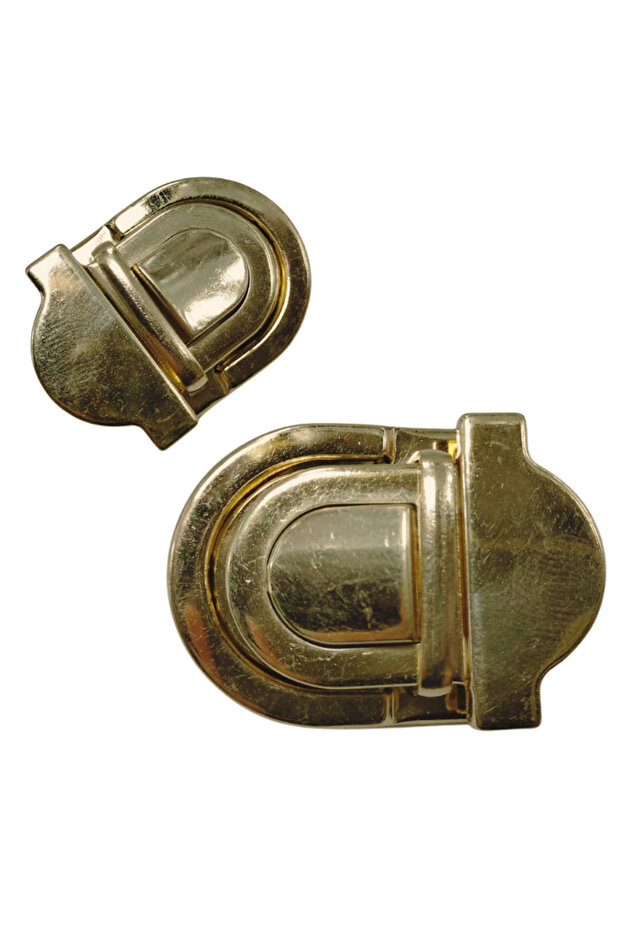 قفل شنط ذهبى كبير - 1