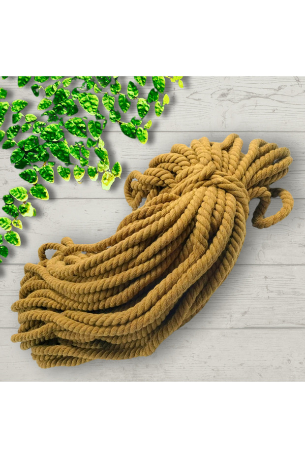 1 cm wide macrame rope - 1