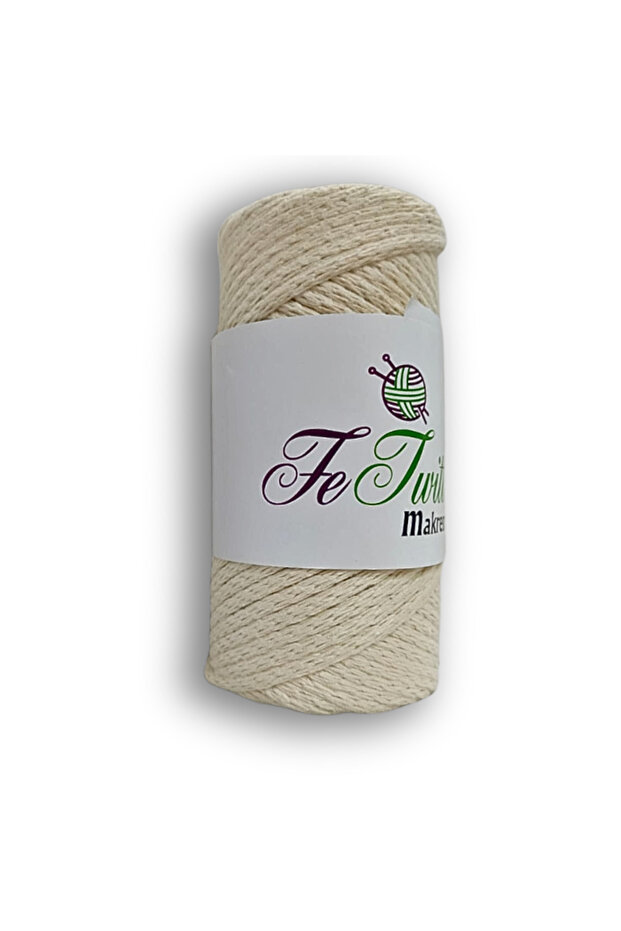 خيط مكرميه مبروم 4 ملم تركى - 1